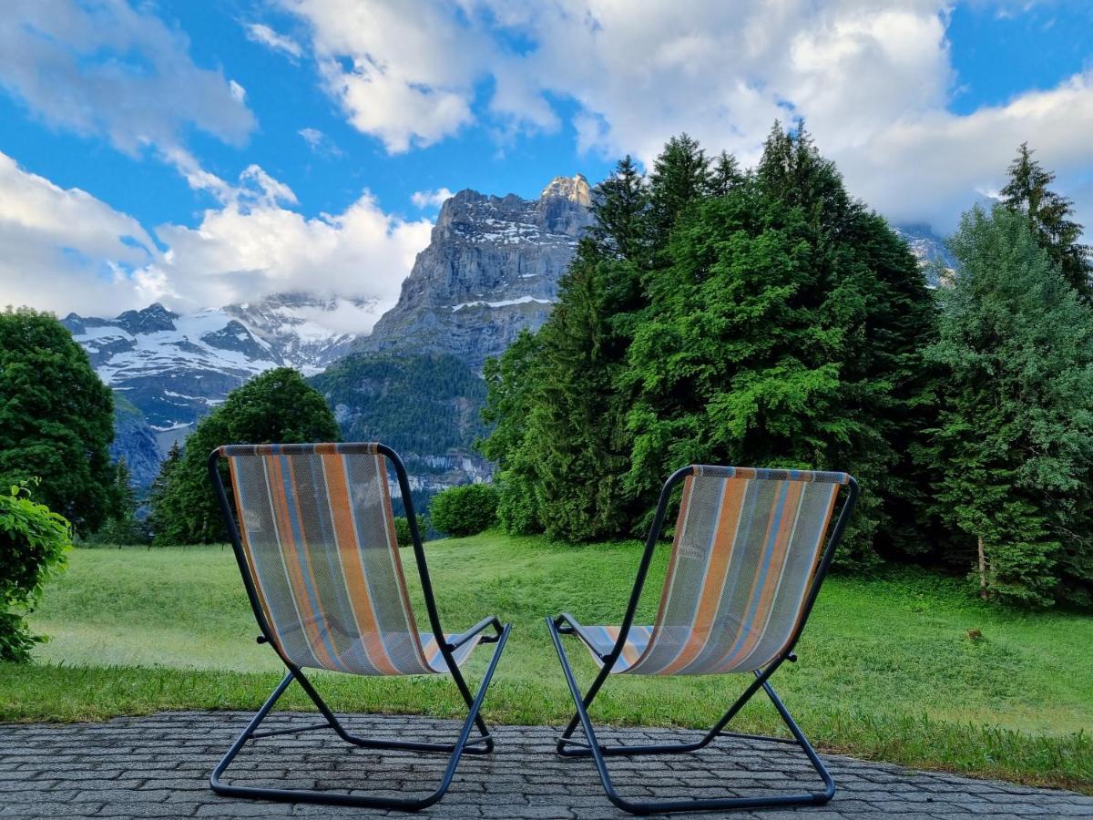 Mom - Alpine Boutique Apartments, Grindelwald Gletscher, Eiger View Terrace Studio المظهر الخارجي الصورة