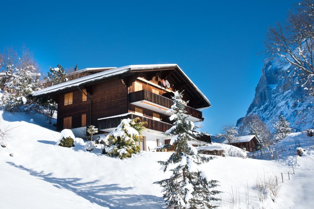 Mom - Alpine Boutique Apartments, Grindelwald Gletscher, Eiger View Terrace Studio الغرفة الصورة