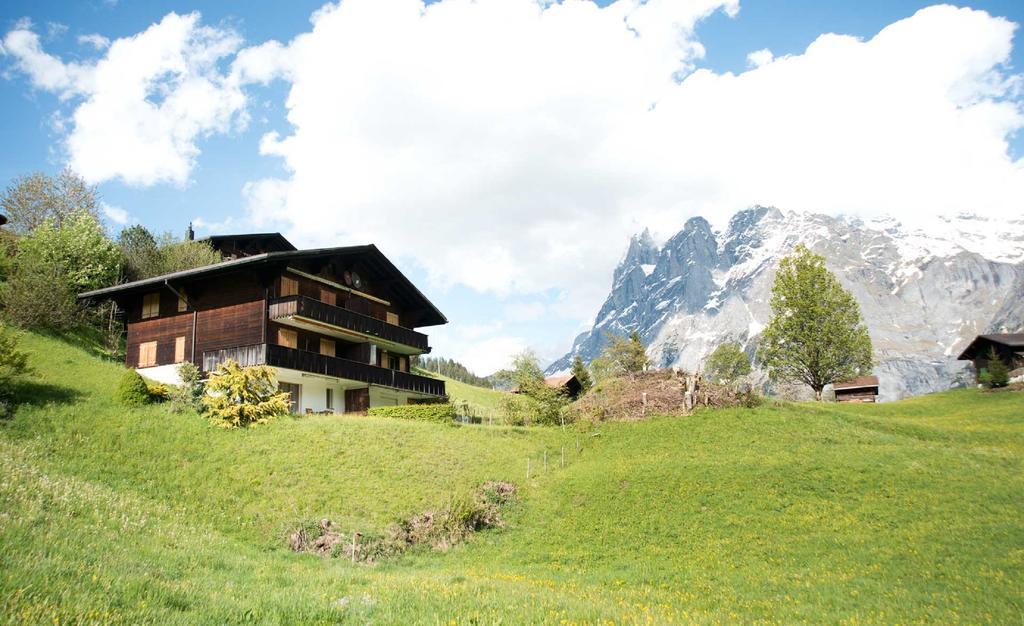 Mom - Alpine Boutique Apartments, Grindelwald Gletscher, Eiger View Terrace Studio المظهر الخارجي الصورة